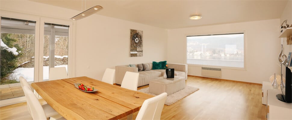 Wohn- & Essbereich – Ferienwohnung Wörthersee